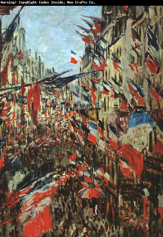 Claude Monet Rue Saint Denis, 30th June 1878